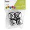 Essentials By Leisure Arts Jingle Bells 35mm Silver 4pc - Large Silver Craft Bells for Holiday Decorations, Ornaments, DIY Projects, Costumes, and Jewelry